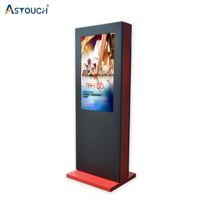 32 Inch Digital Signage Totem Pcap Touch Screen Totem IP65 / IP55
