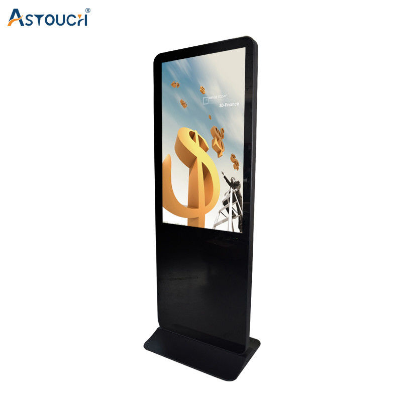 300nits Floor Standing Digital Signage 32 Inch Slim With CMS Control
