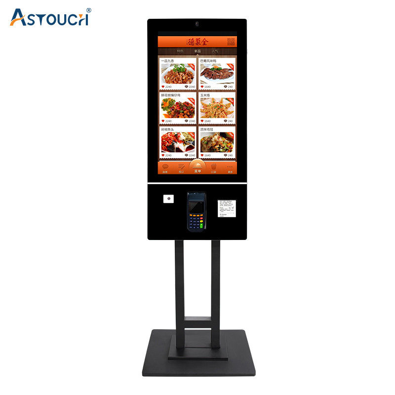ODM Self Service Payment Kiosk Touchscreen Fast Food Kiosk Ordering TUV